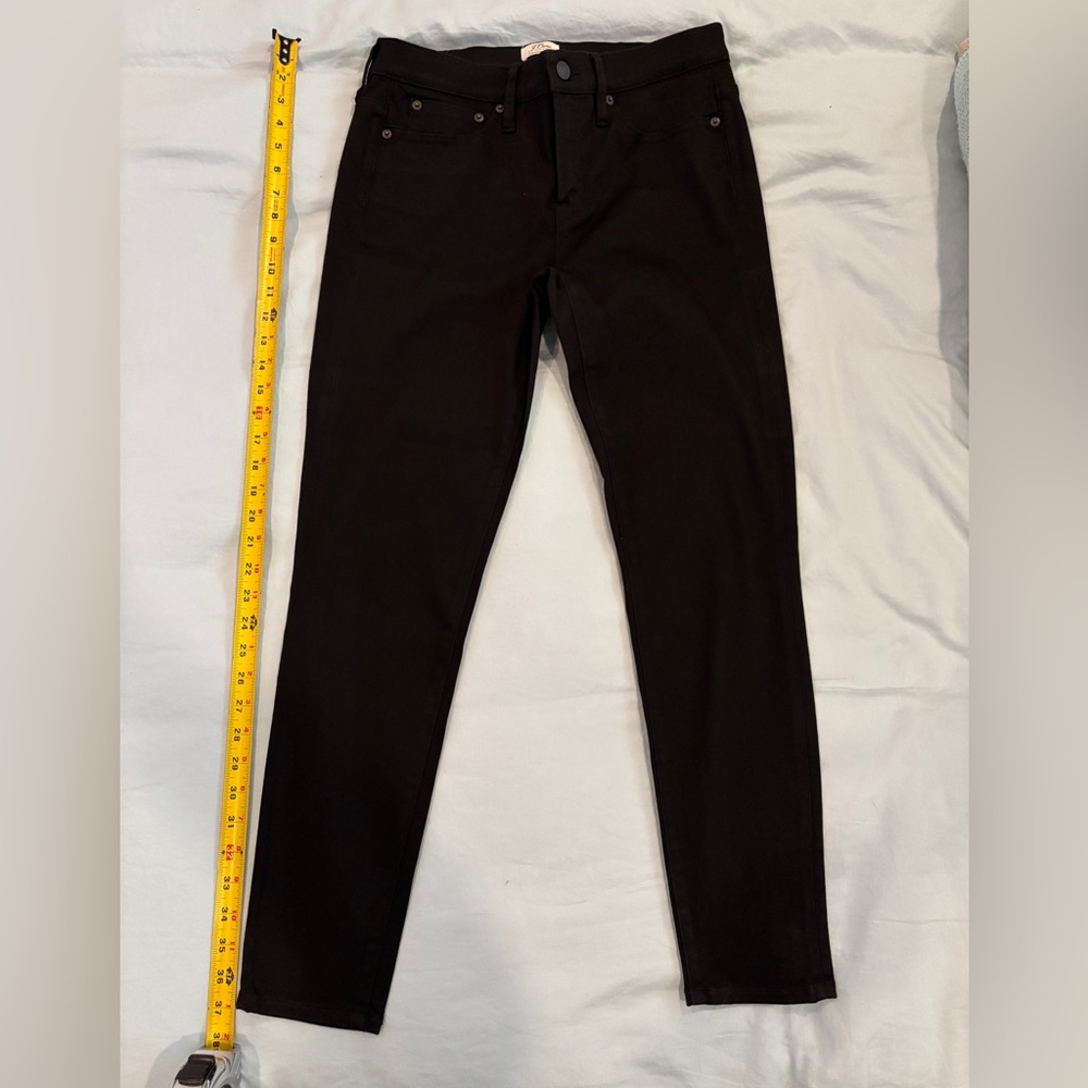 J. Crew Like New Women's Black Toothpick Jeans, size 30